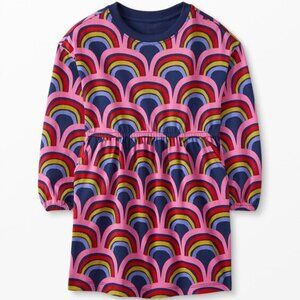 Brand New Hanna Andersson Rainbow Balloon Sleeve Dress